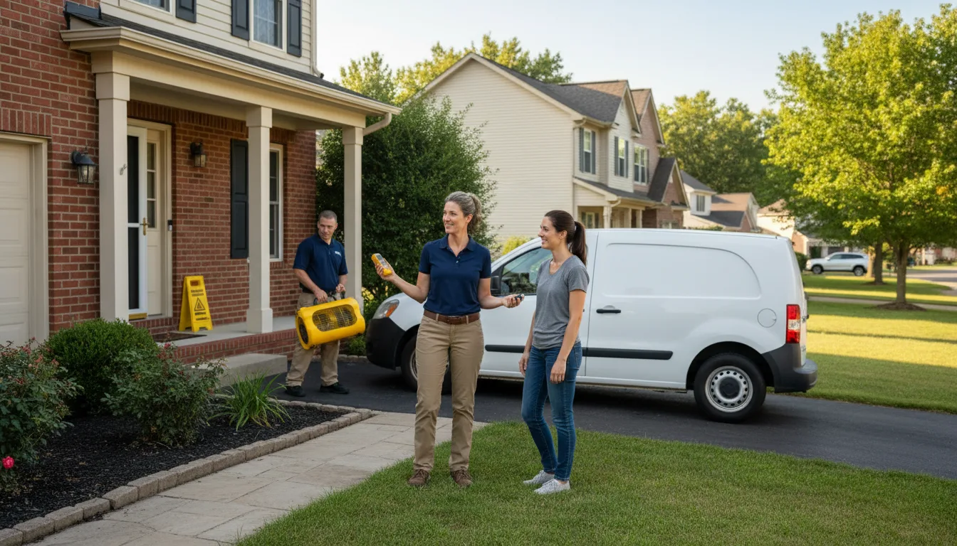 Residential water damage restoration in Palos Verdes Peninsula, CA